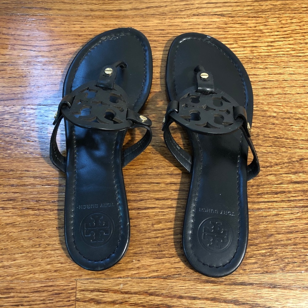 Tory Burch Miller Flip Flops - like new!